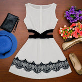Ladies Sexy Sleeveless Slim Fit Mini Short Dress InsStreet